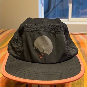 Territory Run Co Black and Orange Cap